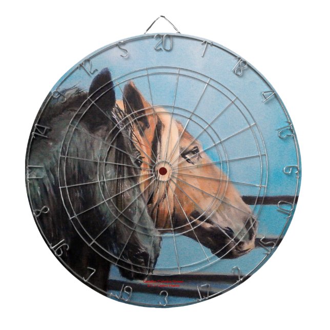 Caballos/Cabalos/Horses Darttavla (Framsidan)