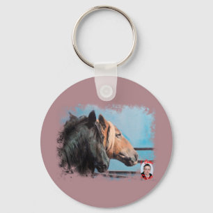 Caballos/Cabalos/Horses Nyckelring