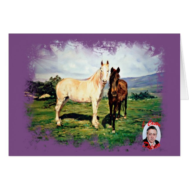 Caballos/Cabalos/Horses OBS Kort (Framsidan Horizontal)