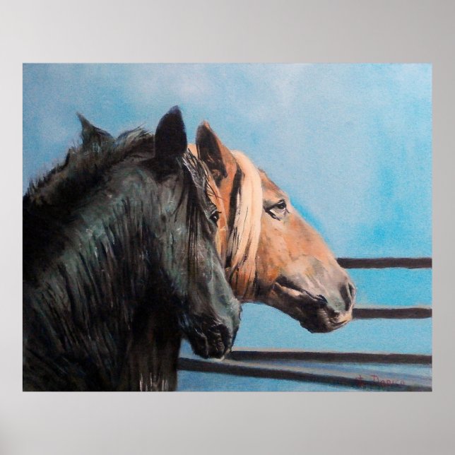 Caballos/Cabalos/Horses Poster (Framsidan)