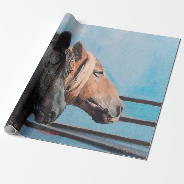 Caballos/Cabalos/Horses Presentpapper (Utrullad)