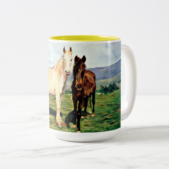 Caballos Två-Tonad Mugg (Framsida höger)