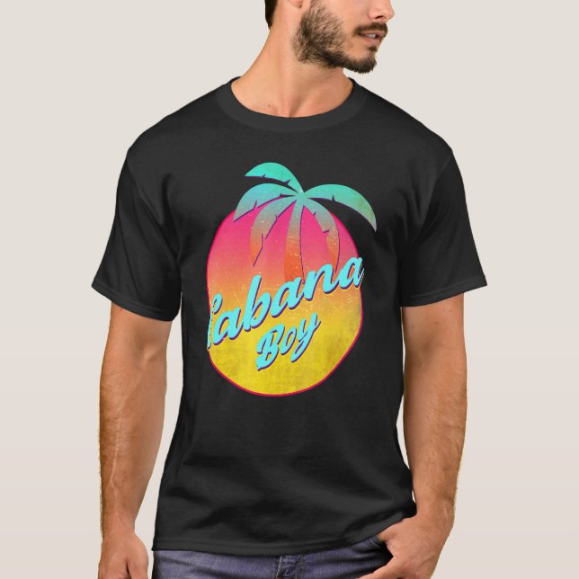Cabana Boy Bassäng Guy Handflatan 1 T Shirt (Framsida)