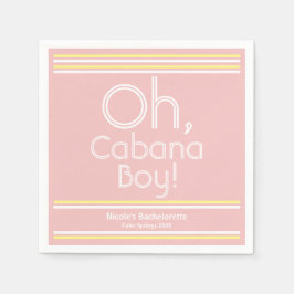 Cabana Boy Cocktail Napkins Pappersservett