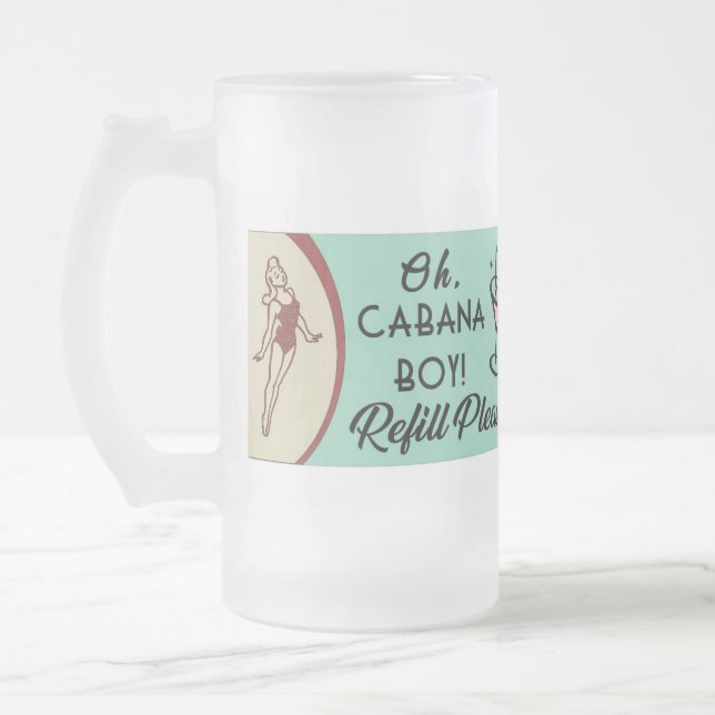Cabana Boy Frostat Ölglas (Vänster)