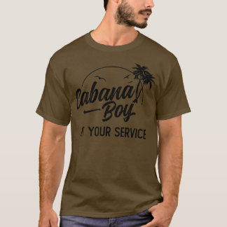 Cabana Boy på din serviceö Vacation T Shirt