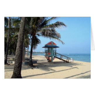 Cabana på visitkort hälsningskort