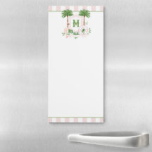 Cabana-ränder Palm Beach Monogram-krön