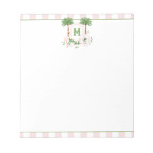 Cabana-ränder Palm Beach Monogram-krön