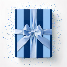 Cabana Stripes in Blue Indigo Presentpapper