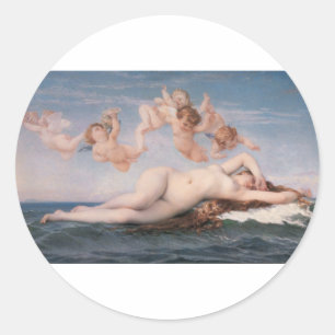 Cabanel Alexandre Birth of Venus 1863 Runt Klistermärke