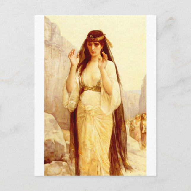 Cabanel Alexandre dotter till Jephthah 1879 Vykort (Framsida)