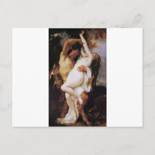 Cabanel Alexandre Nymphe et Satyr 1860 Vykort