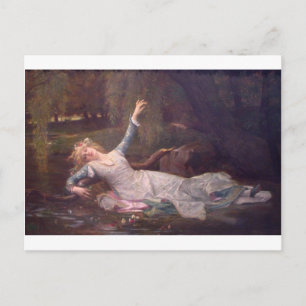 Cabanel Alexandre Ophelia 1883 Vykort