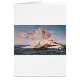 Cabanel födelsen av Venus 1863 Hälsningskort