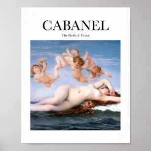 Cabanel - Venus födelse Poster