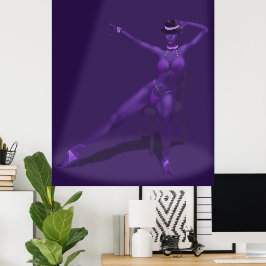 Cabaret Dancer i Spotlight - Poster