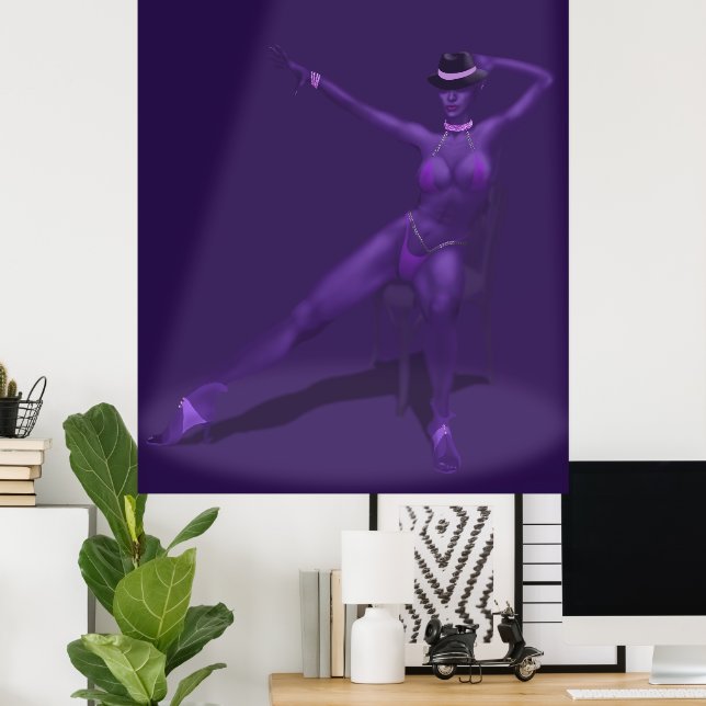 Cabaret Dancer i Spotlight - Poster (Hemmakontoret)