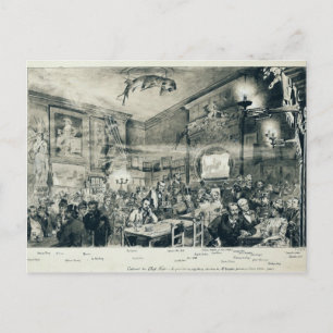 Cabaret du Chatta Noir, 1886 Vykort