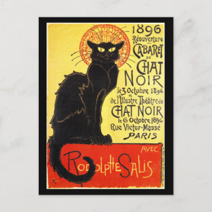 Cabaret du Chatta Noir, Steinlen Vykort