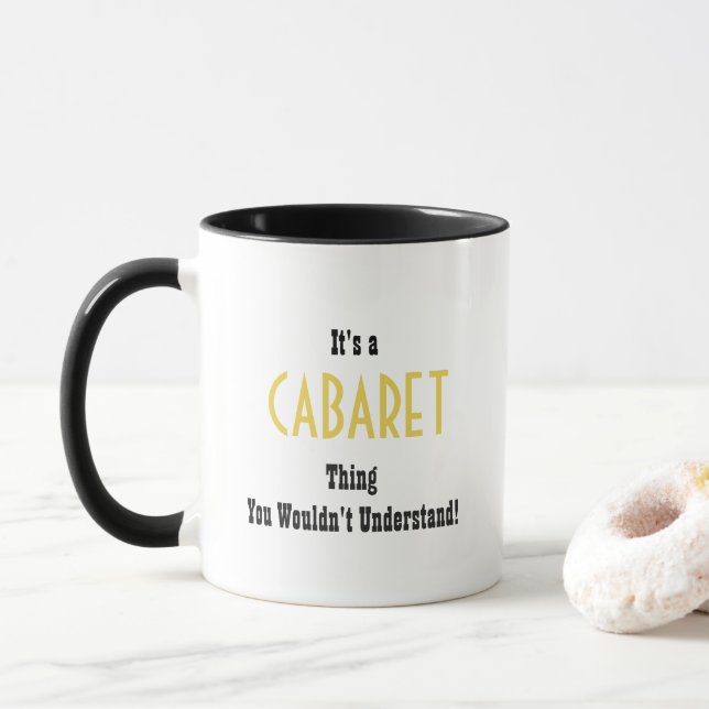 Cabaret Mugg (Med munk)