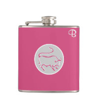 Cabaret Rosa Monogrammed-kolv - Zodiac - Taurus