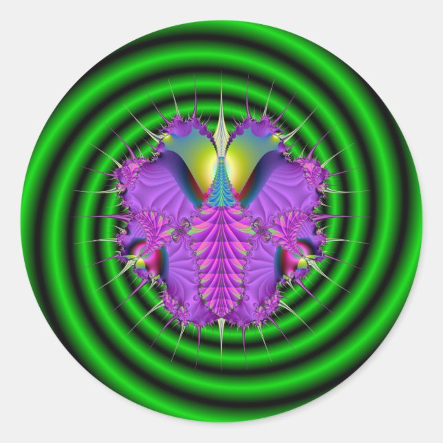 Cabassou Kryp Runt Klistermärke (Framsida)