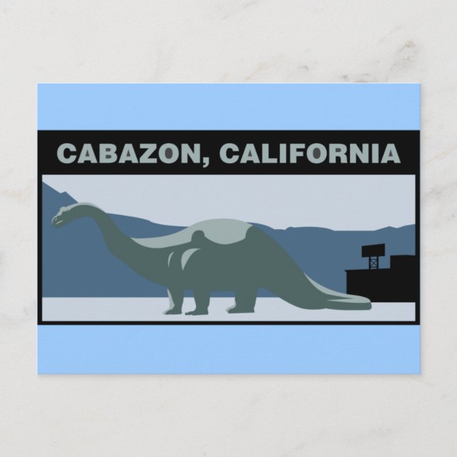 Cabazon, Kalifornien Vykort (Framsida)