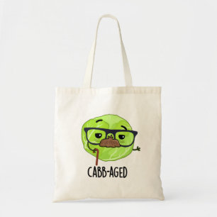 Cabb-åldras Funny Old Veggie Cabbage Pun Tygkasse