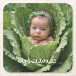 Cabbage Patch Baby Underlägg Papper Kvadrat