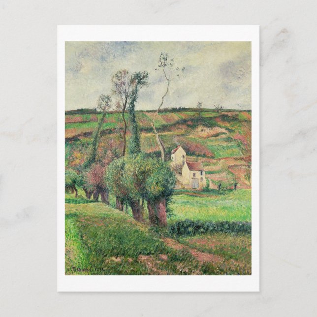 Cabbage Slopes, Pontoise, 1882 Vykort (Framsida)