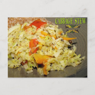 Cabbage Stew Vykort