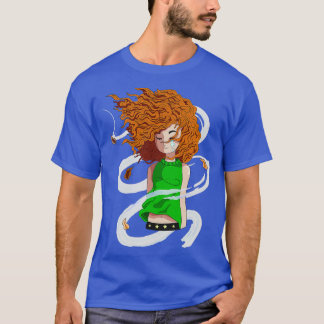 Cabelos ao vento t shirt