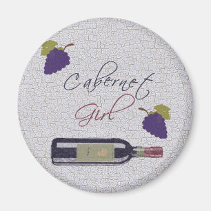 Cabernet - sauvignon flickavintage magnet