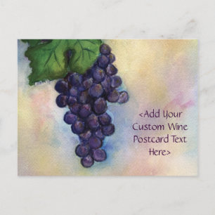 Cabernet Sauvignon Red Vin Graps vycard Vykort