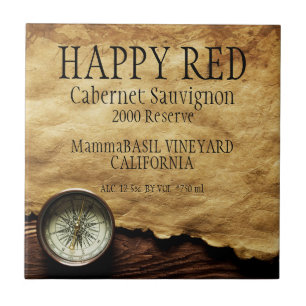 Cabernet Sauvignon Tile! Kakelplatta