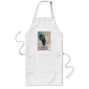 Cabernet Sauvignon Vin Apron Långt Förkläde