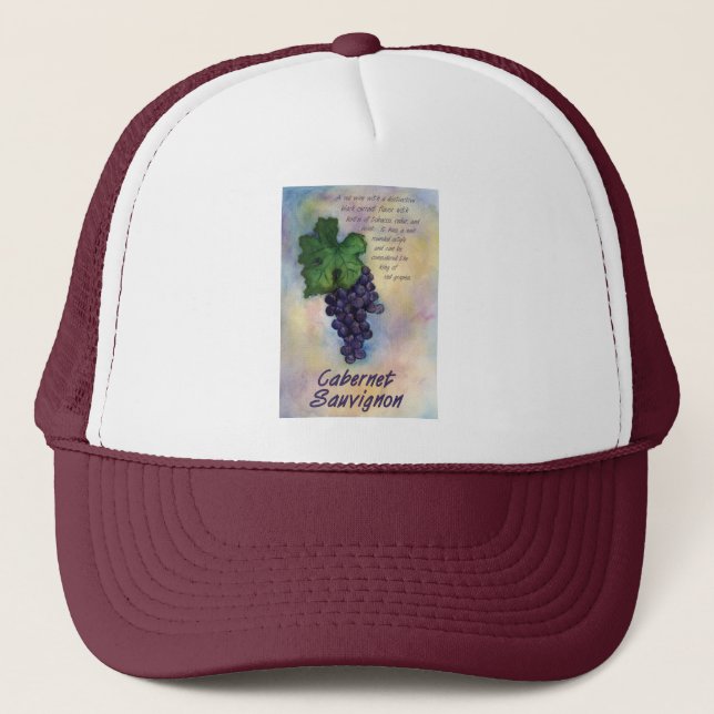 Cabernet Sauvignon Vin Hat Truckerkeps (Framsida)