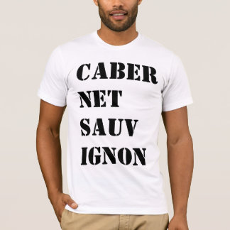 Cabernet - sauvignon vinskjorta t-shirt