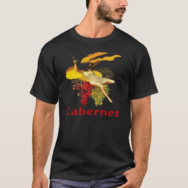 Cabernet Vin Maid Tee Shirt (Framsida)