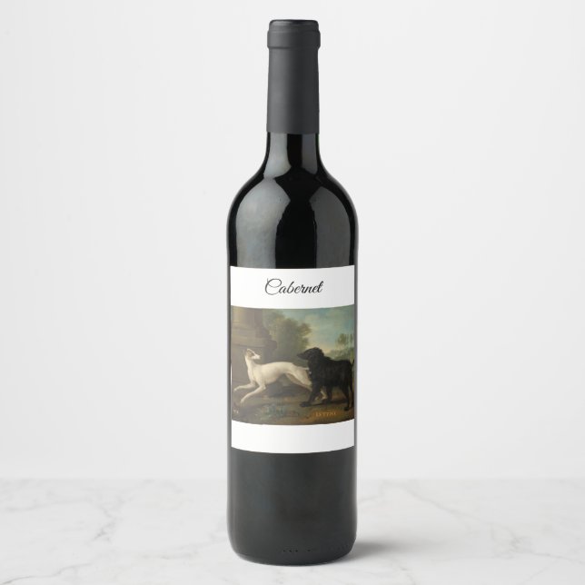 Cabernet Wine Bottle Labels Vinflaska Etikett (Framsida)