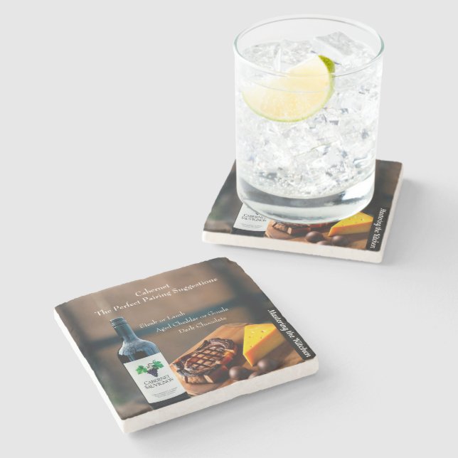 Cabernet Wine Pairing Guide/Mastering the Kitchen Stenunderlägg (Sidan)