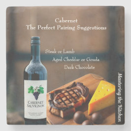 Cabernet Wine Pairing Guide/Mastering the Kitchen Stenunderlägg