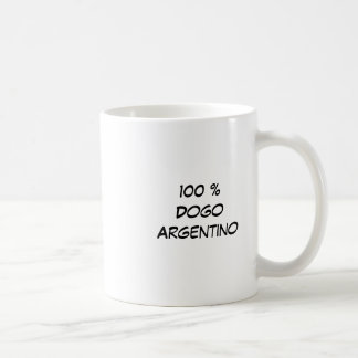 Cabeza 100% DogoArgentino Kaffemugg