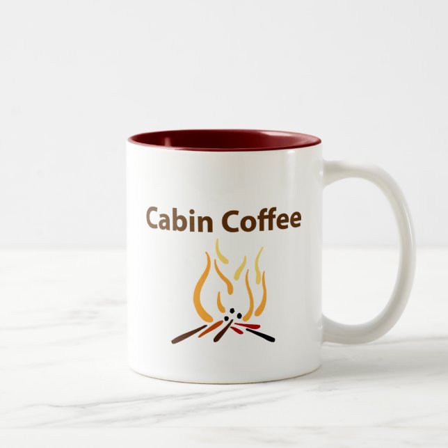 Cabin Coffee Två-Tonad Mugg (Höger)
