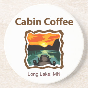 Cabin Coffee Underlägg Sandsten