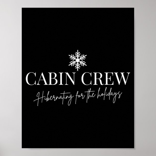 Cabin Crew Christmas Pjs Family Christmas Pajamas  Poster (Framsidan)