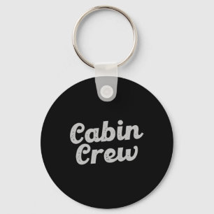 Cabin Crew Friends Family Mountain Vacation Cabin Nyckelring