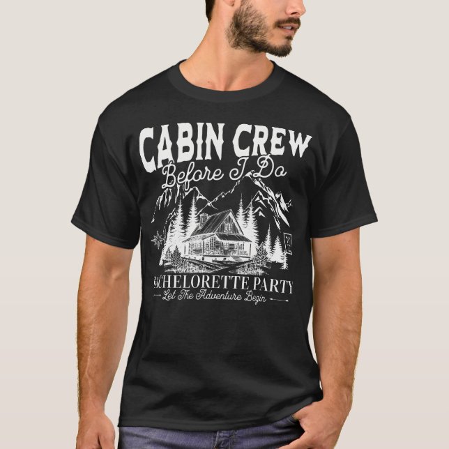 Cabin Crew Innan jag gör Camp Bach Möhippa Del T Shirt (Framsida)