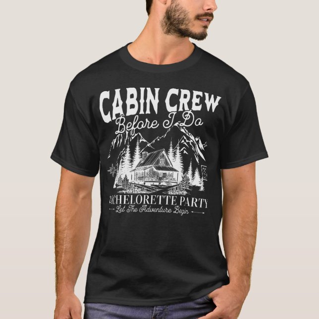 Cabin Crew Innan Jag Gör Camp Bach Möhippa T Shirt (Framsida)